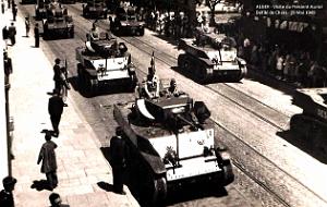 Alger - Defile Chars - Visite du President Auriol - 29 mai 1949